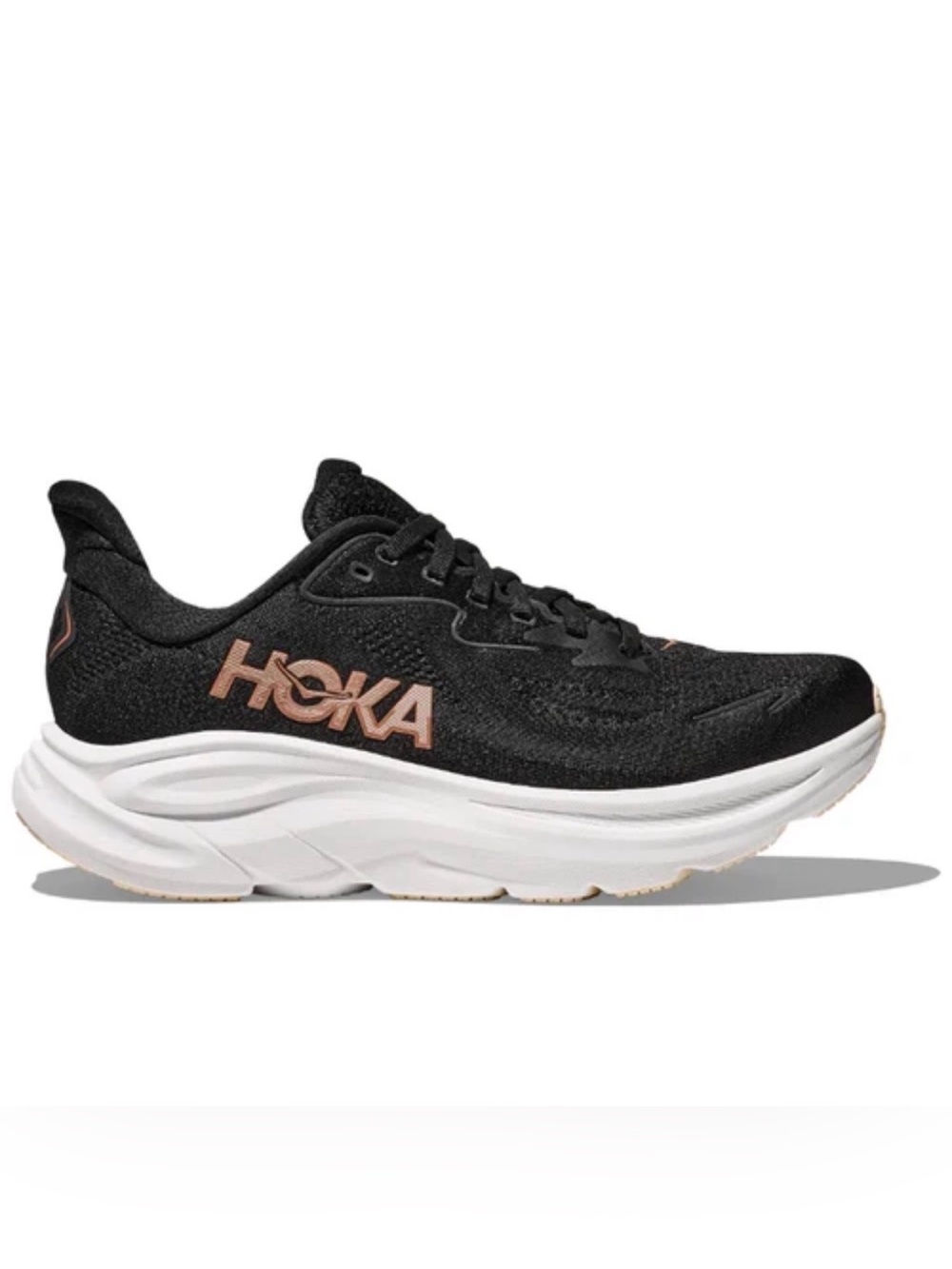Hoka Clifton 10 Women's Black Athletic walking running training Shoes Size 10